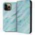 Turquoise Marble iPhone 13 Pro Max Folio Case