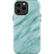 Turquoise Marble iPhone 13 Pro Max Impact Case