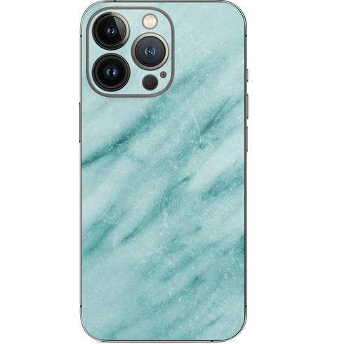 Turquoise Marble iPhone 13 Pro Skin
