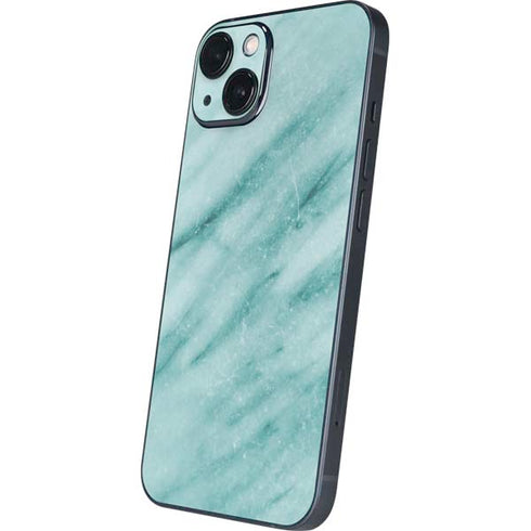 Turquoise Marble iPhone 15 Plus Skin