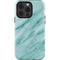 Turquoise Marble iPhone 14 Pro Impact Case