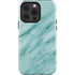 Turquoise Marble iPhone 14 Pro Impact Case