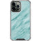 Turquoise Marble iPhone 14 Pro Max Clear Case