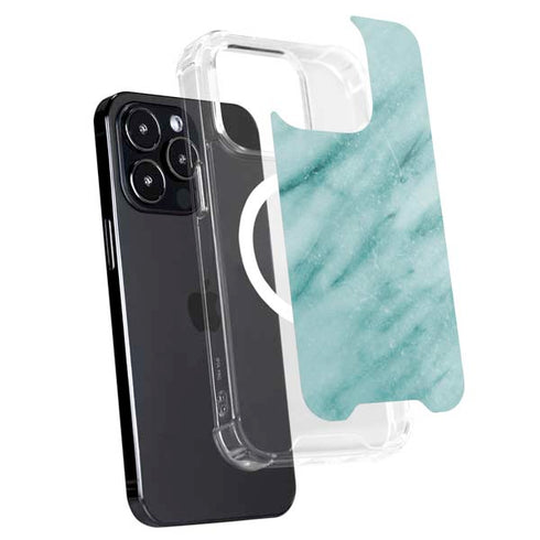 Turquoise Marble iPhone 14 Pro Max MagSafe Case