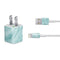 Turquoise Marble iPhone Charger (5W USB) Skin