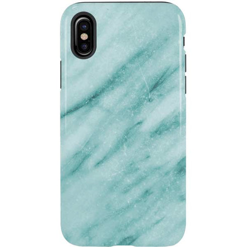Turquoise Marble iPhone X Pro Case