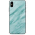 Turquoise Marble iPhone X Skin
