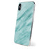 Turquoise Marble iPhone X Skin