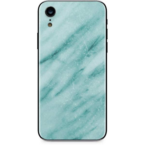 Turquoise Marble iPhone XR Skin