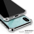 Turquoise Marble iPhone XS Max Clear Case