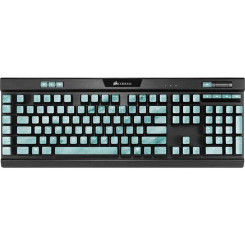 Turquoise Marble K95 RGB PLATINUM Mechanical Gaming Keyboard Skin