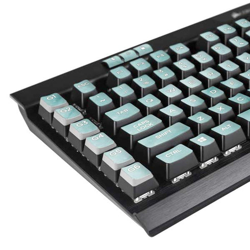 Turquoise Marble K95 RGB PLATINUM Mechanical Gaming Keyboard Skin