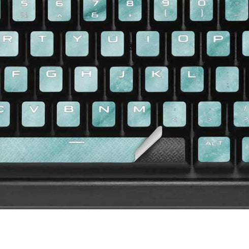 Turquoise Marble K95 RGB PLATINUM Mechanical Gaming Keyboard Skin