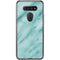 Turquoise Marble LG K51/Q51 Clear Case