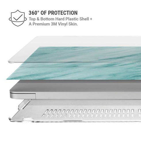 Turquoise Marble MacBook Air 13in M1 (2021) Case plus Skin