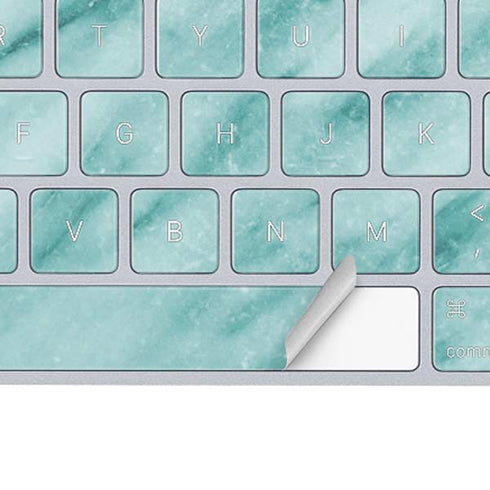 Turquoise Marble Magic Keyboard Skin