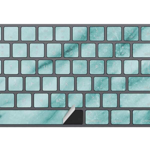 Turquoise Marble Magic Keyboard with Numeric Keypad Skin