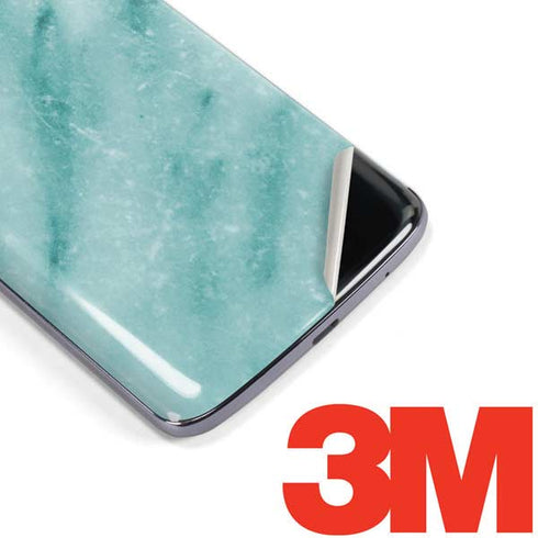Turquoise Marble Moto E5 Plus Skin