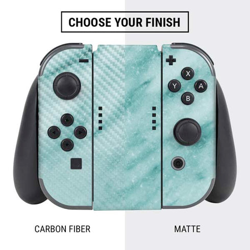 Turquoise Marble Nintendo Switch Bundle Skin