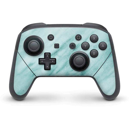 Turquoise Marble Nintendo Switch Pro Controller Skin