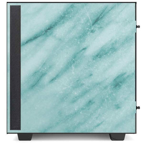 Turquoise Marble NZXT H510 Compact ATX Mid-Tower Case Skin