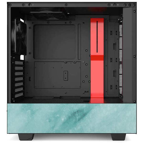 Turquoise Marble NZXT H510 Compact ATX Mid-Tower Case Skin
