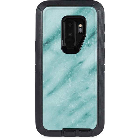 Turquoise Marble Otterbox Defender Galaxy Skin