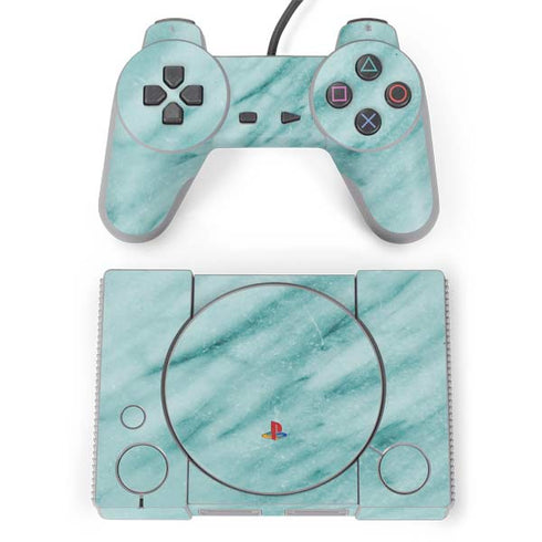 Turquoise Marble PlayStation Classic Bundle Skin