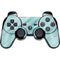 Turquoise Marble PS3 Dual Shock wireless controller Skin