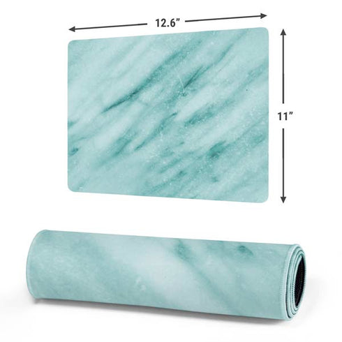 Turquoise Marble Gaming Mouse Pad