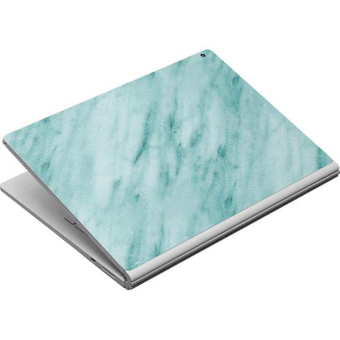 Turquoise Marble Surface Book Skin