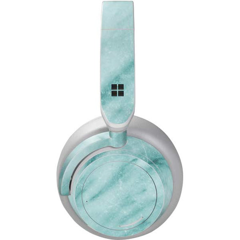 Turquoise Marble Surface Headphones Skin