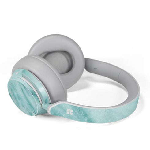 Turquoise Marble Surface Headphones Skin