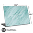 Turquoise Marble Universal Laptop 18in (14.6 x 10.6in) Skin