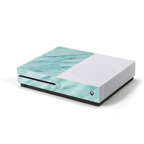 Turquoise Marble Xbox One S Console Skin