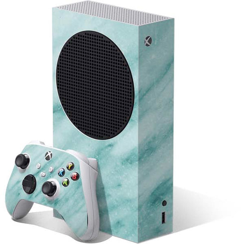 Turquoise Marble Xbox Series S Bundle Skin