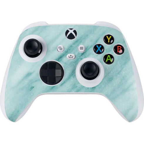 Turquoise Marble Xbox Series S Controller Skin