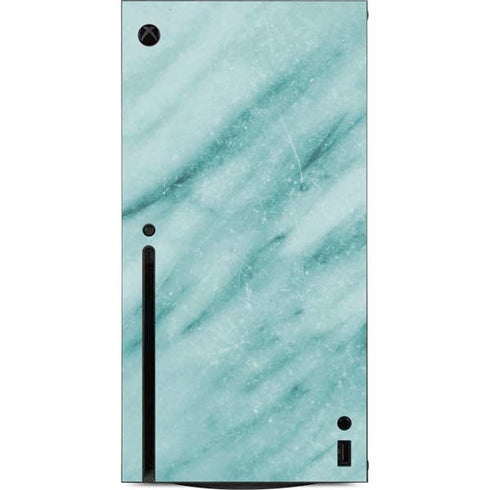 Turquoise Marble Xbox Series X Console Skin