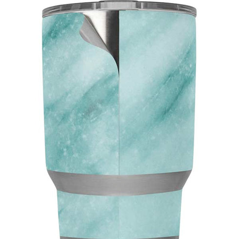 Turquoise Marble Yeti 20oz Tumbler Skin