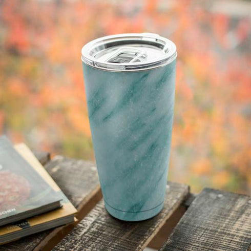 Turquoise Marble Yeti 20oz Tumbler Skin