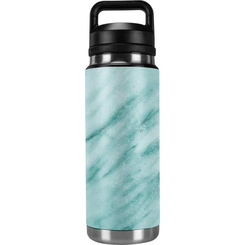 Turquoise Marble YETI Rambler 26oz Bottle Skin