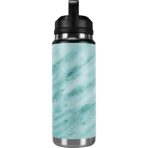 Turquoise Marble YETI Rambler 26oz Bottle Skin