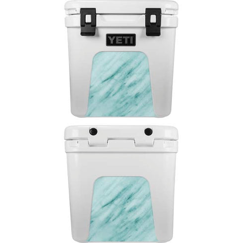Turquoise Marble YETI Roadie 24 Hard Cooler Skin