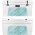 Turquoise Marble YETI Tundra 75 Hard Cooler Skin