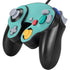 Turquoise Blue Solid Nintendo GameCube Controller Skin
