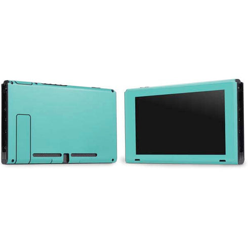 Turquoise Blue Solid Nintendo Switch Bundle Skin
