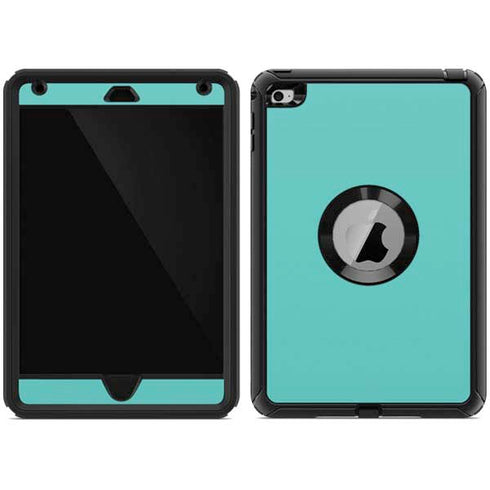 Turquoise Blue Solid Otterbox Defender iPad Skin