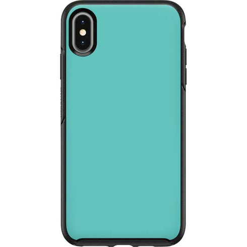 Turquoise Blue Solid Otterbox Symmetry iPhone Skin