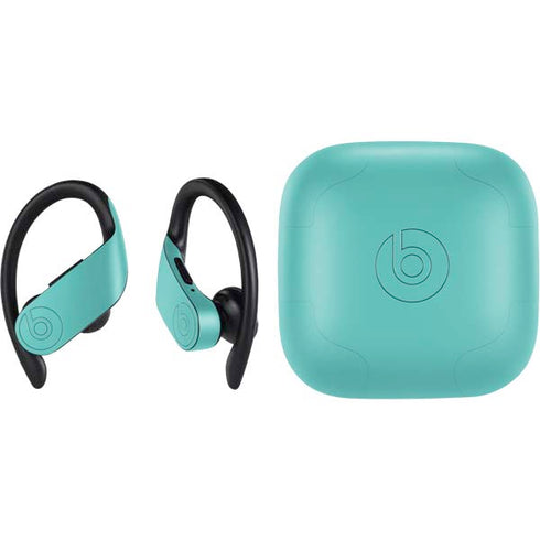 Turquoise Blue Solid PowerBeats Pro Skin