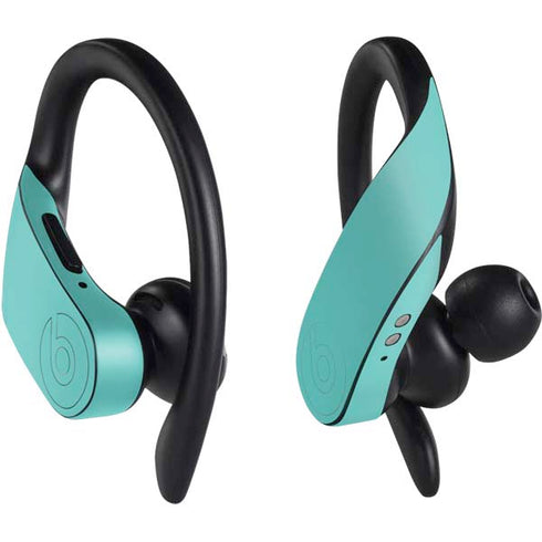 Turquoise Blue Solid PowerBeats Pro Skin